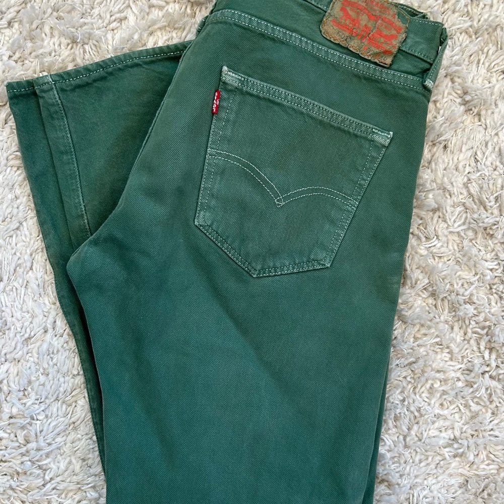 Levi's Green Straight Leg Women's Jeans